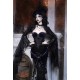 Blood Supply Mourning Day Bell Sleeve Bolero(Full Payment Without Shipping)